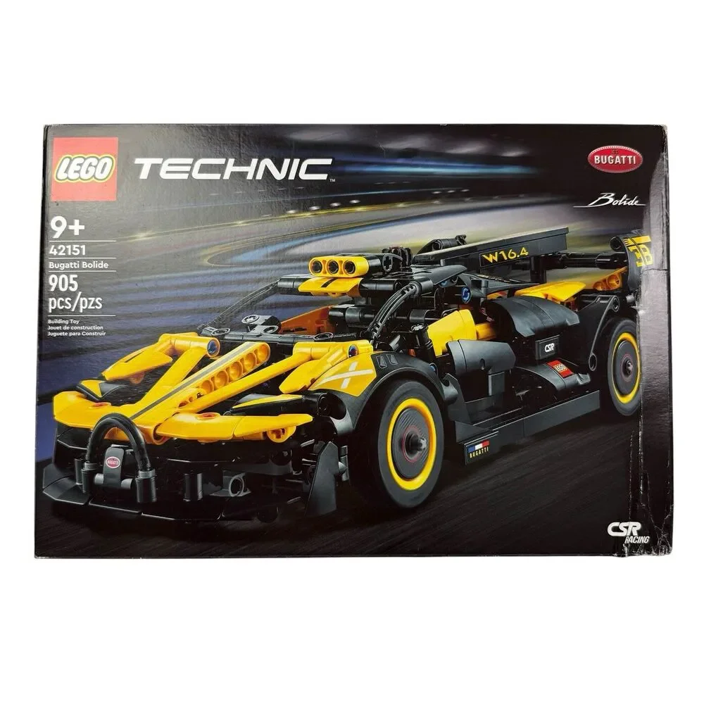 LEGO 42151 Technic Bugatti Bolide Technic Incomplete Set Race Car -No Manual Box